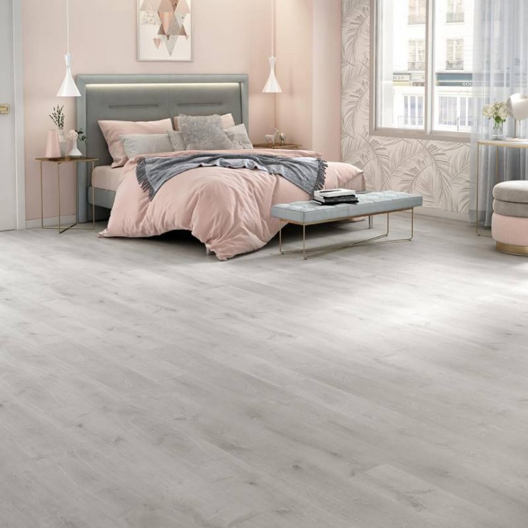 Suelo Laminado Ac Finfloor Original Mm Roble Titanio