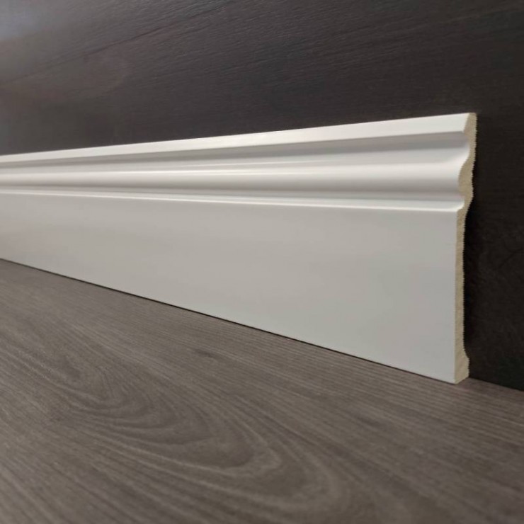 Rodapie PVC 10 cm x 3 metros (blanco), Materiales De Construcción